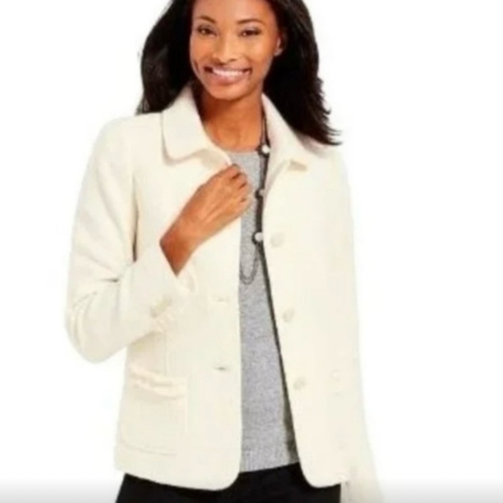 TALBOTS Women's Cream Jacket